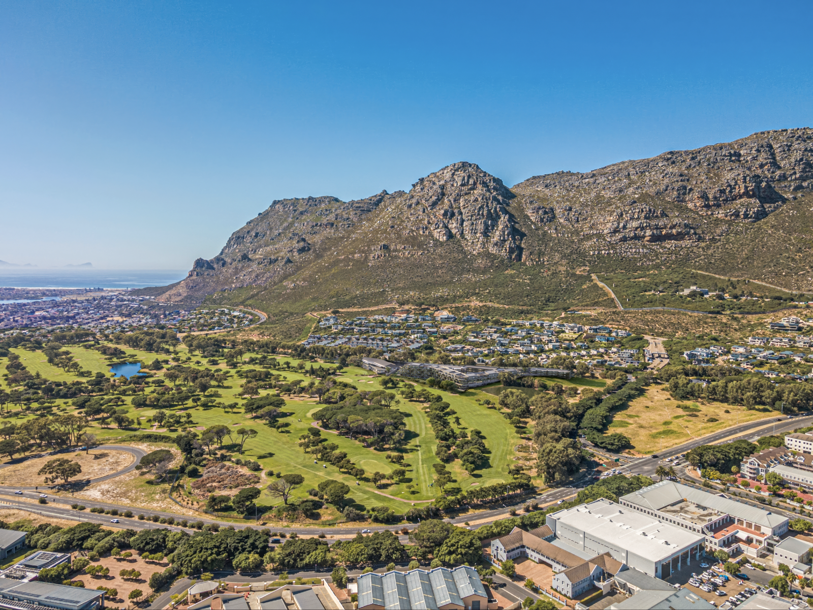 Aerial view of The Lakes lifestyle estate