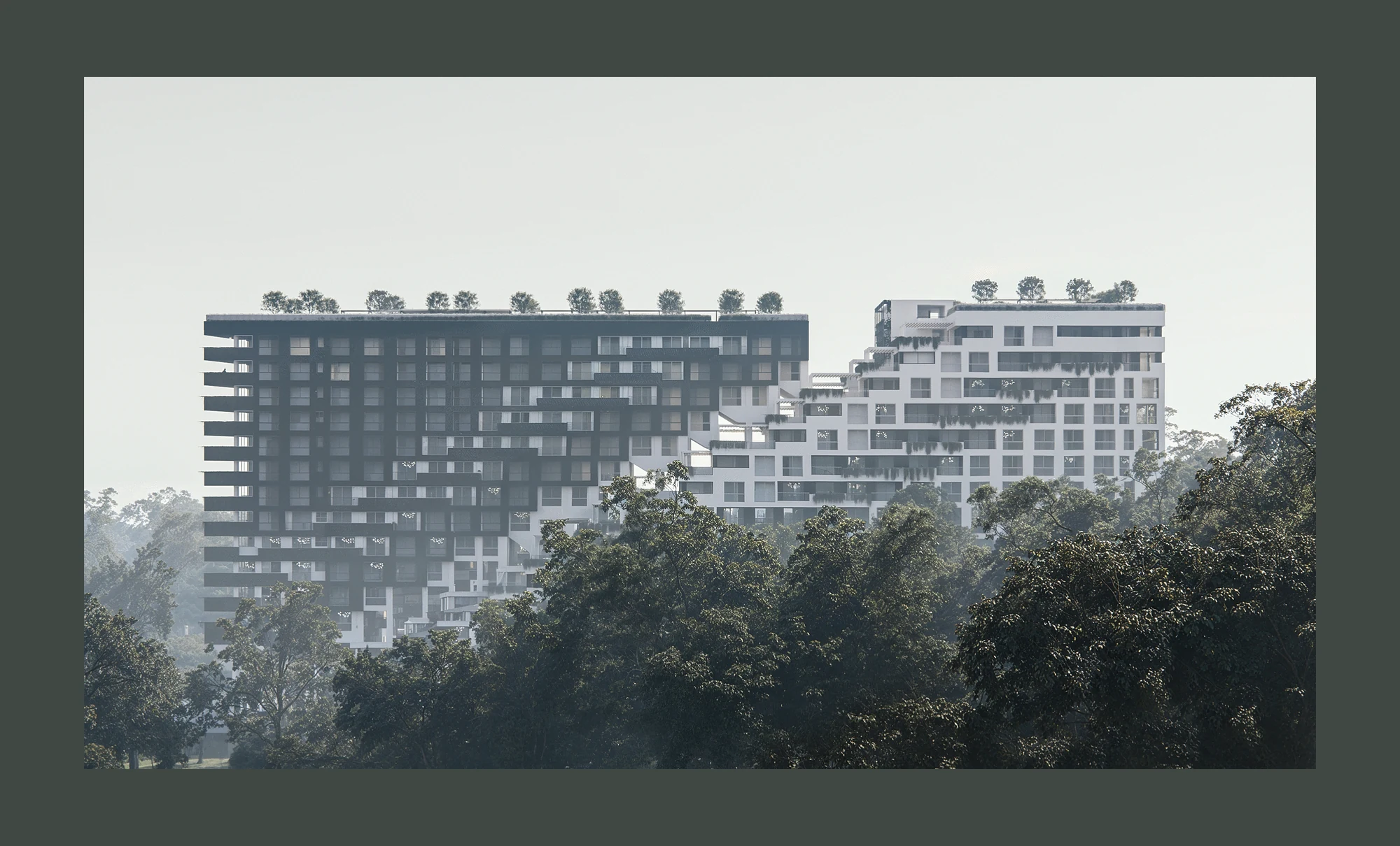 Architectural exterior visualisation by ThinkLab