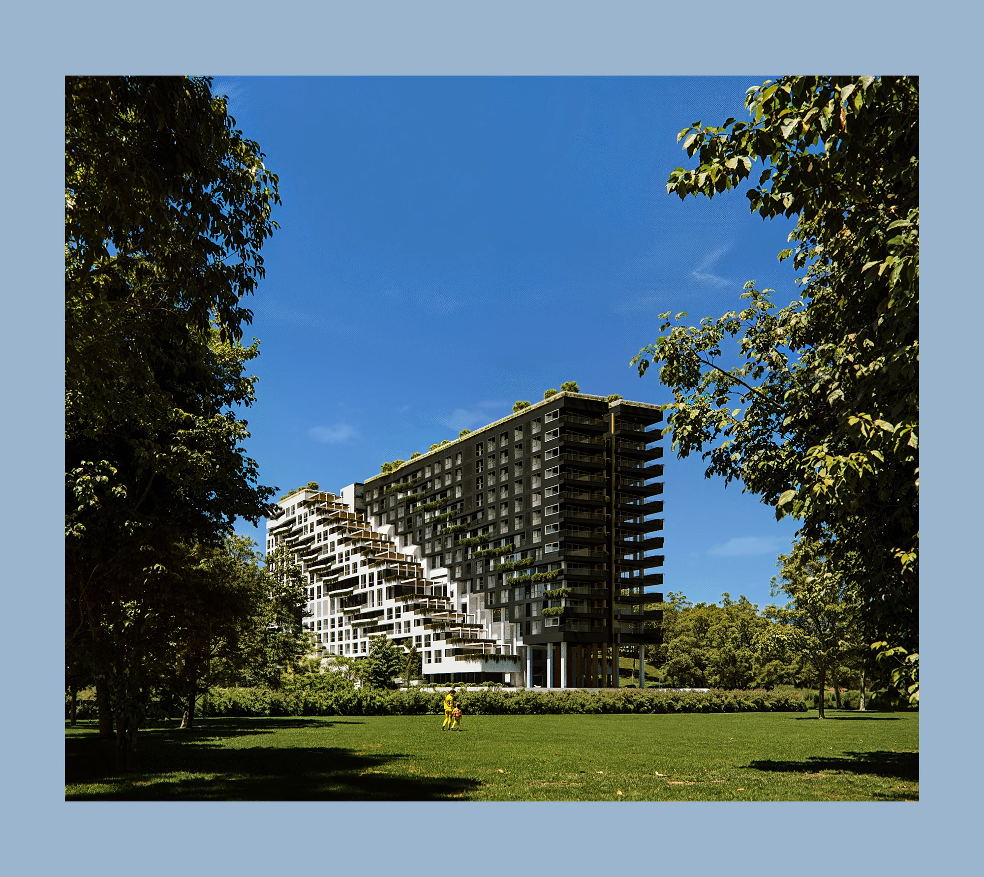 Architectural exterior visualisation by ThinkLab